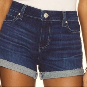 PAIGE Jimmy Jimmy Jean Shorts | Juliana (Indigo) | Size 26